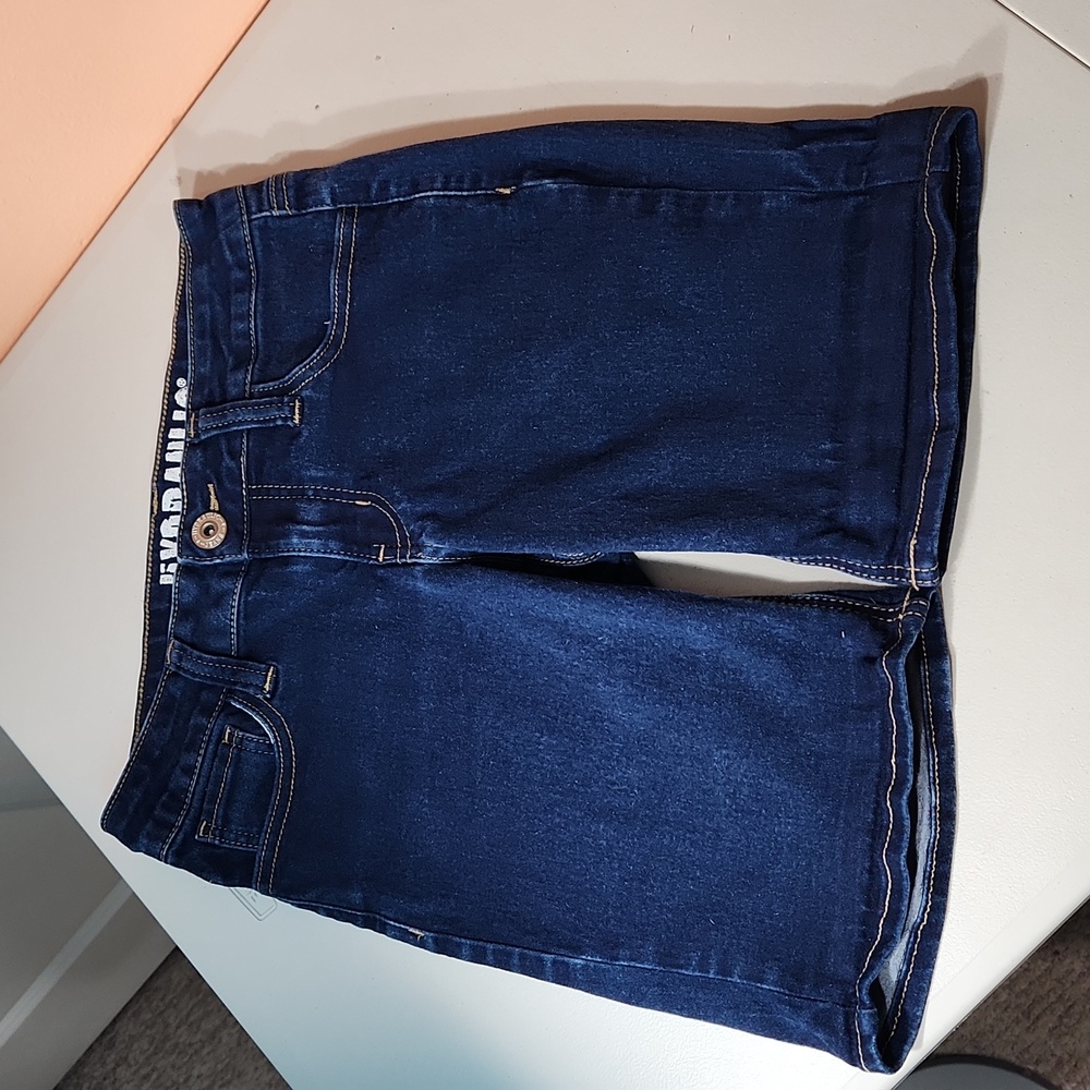 ☀️Hydraulic 5 Dark Blue Wash Denim Shorts